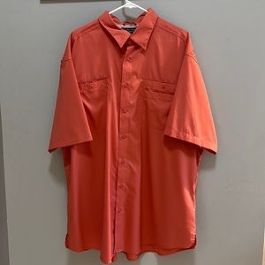 Roundtree and Yorke Salmon Button Down Shirt